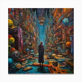 Futuristic City Canvas Print