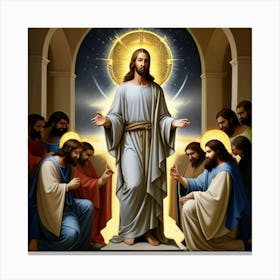 Jesus Seven Canvas Print