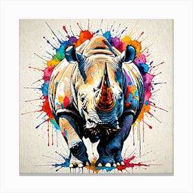 Rhino 2 Canvas Print