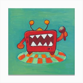 Tv Monster Canvas Print