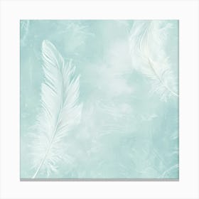 White Feathers Canvas Print