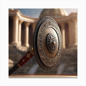 Aegean Shield Canvas Print