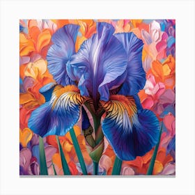 Blue Iris 1 Canvas Print