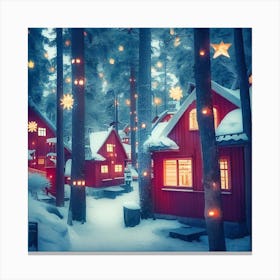 Christmas In Sweden Canvas Print