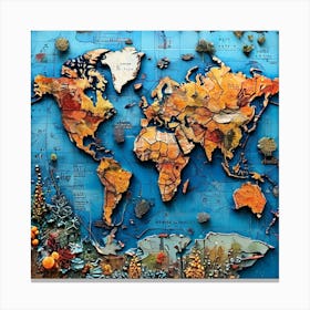 World Map 2 Canvas Print