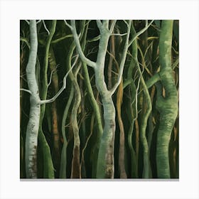 Forest Of Trees 6 Canvas Print