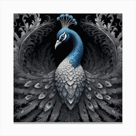 Peacock 58 Canvas Print