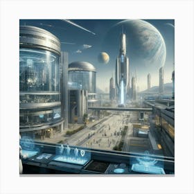 Research District Solarius Converted Canvas Print