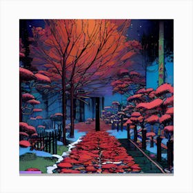 Of red Canvas Print