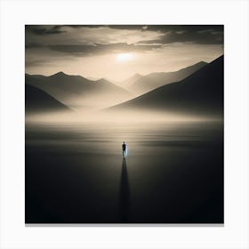 Light In The Mist Canvas Print