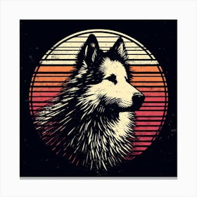 Husky Dog Canvas Print