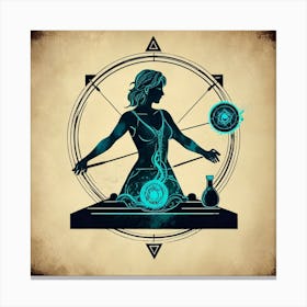 Tarot Card 1 Canvas Print