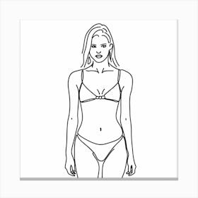 Bikini Girl 1 Canvas Print