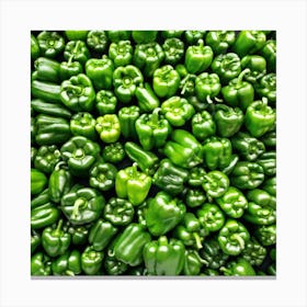 Green Peppers 1 Canvas Print