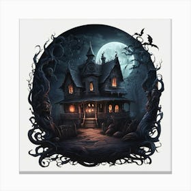 Haunted House 8 Canvas Print