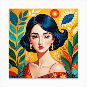 Chinese Woman Canvas Print