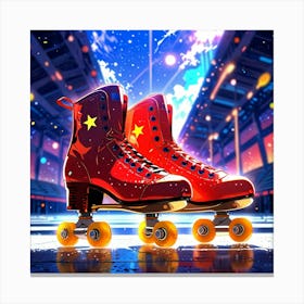 Roller Skates 1 Canvas Print