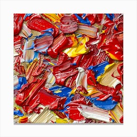 Red, Blue, Yellow And Green Canvas Print