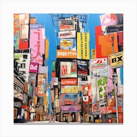 Times Square Canvas Print