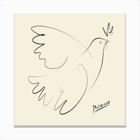 Dove Of Peace Canvas Print