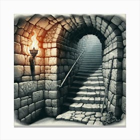 The Ancient Passage Style A Canvas Print