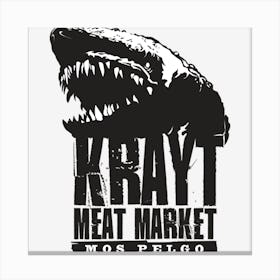 Krayt Meat Market Canvas Print