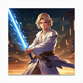 Star Wars Luke Skywalker Canvas Print