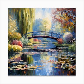 Stitched Symphony of Serenity Canvas Print