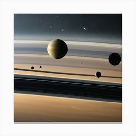 Saturn 6 Canvas Print