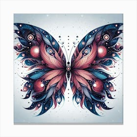 Galaxy Butterfly Art 1 Canvas Print