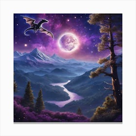 Dragon In The Sky 6 Canvas Print