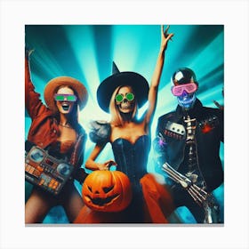 Halloween Party 6 Canvas Print