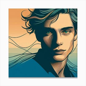 Young Man Canvas Print