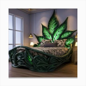 Marijuana Bed Canvas Print