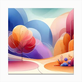 Abstract Landscape 6 Canvas Print