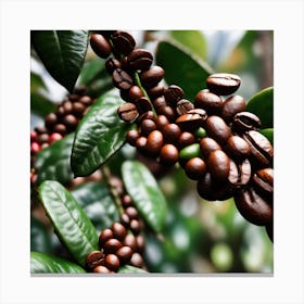 Coffee Beans On A Tree 61 Canvas Print