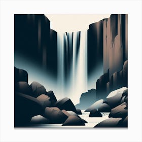 Boulder Falls Canvas Print