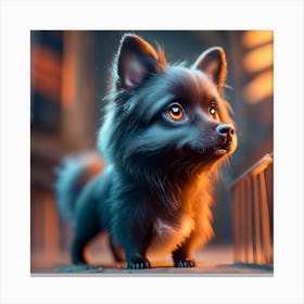 Cute Dog Canvas Print