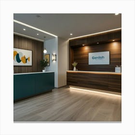 Reception Area Canvas Print