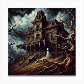 Haunted House Canvas Print