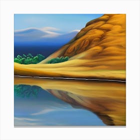 Clear Reflection Canvas Print