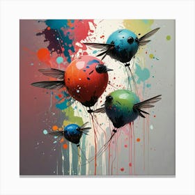 Birds In Flight Canvas Print