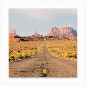 Road To Monument Valley Canvas Print