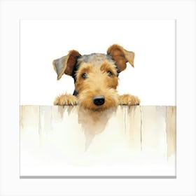 Welsh Terrier Dog 2 Canvas Print