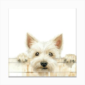 West Highland White Terrier Dog 2 Canvas Print