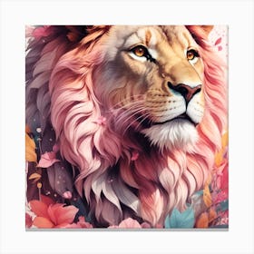 Lion Painting Canvas Print