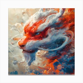 Dragon Illustration Canvas Print