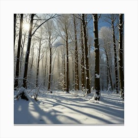 Winter Forest Canvas Print