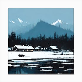 Winter Scene 1 Canvas Print