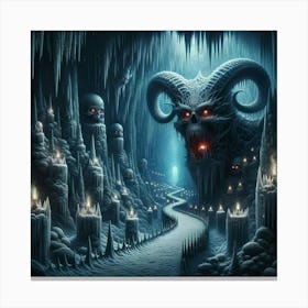 Frozen Nightmares 4 Canvas Print